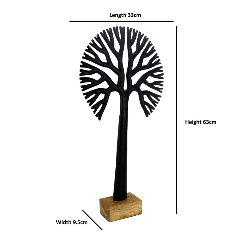 Masai Agna Tree Showpiece - Black media 4
