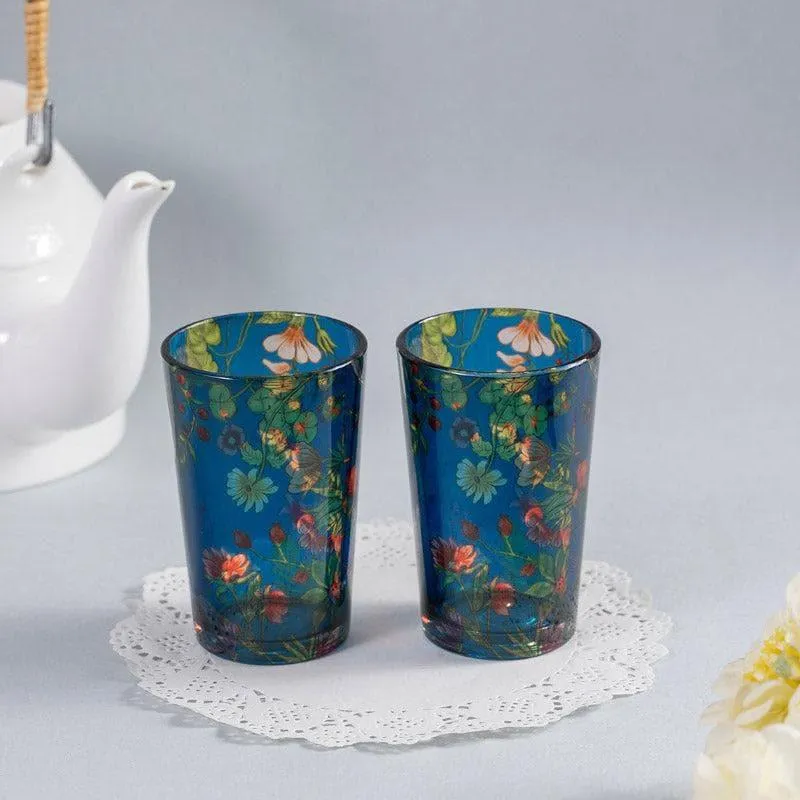 Floral Bliss Chai Glass - Set of Two media 3