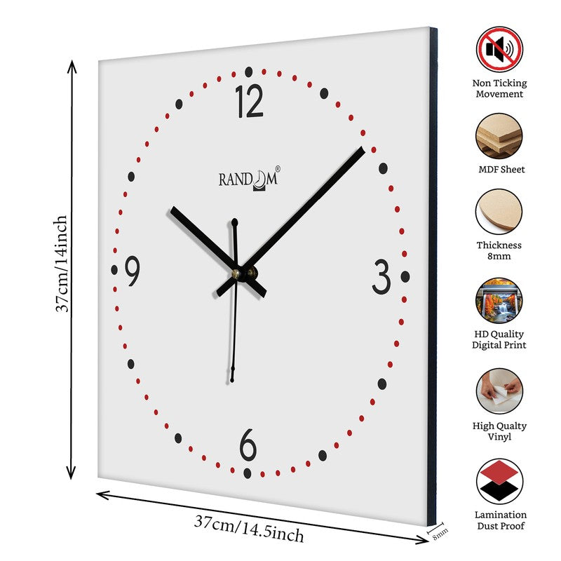 Quivra Analog Wall Clock - White media 8