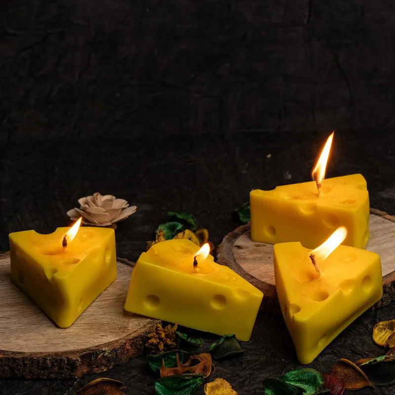 Yummy Cheese Cinnamon Scented Candle - Set Of Four media 3