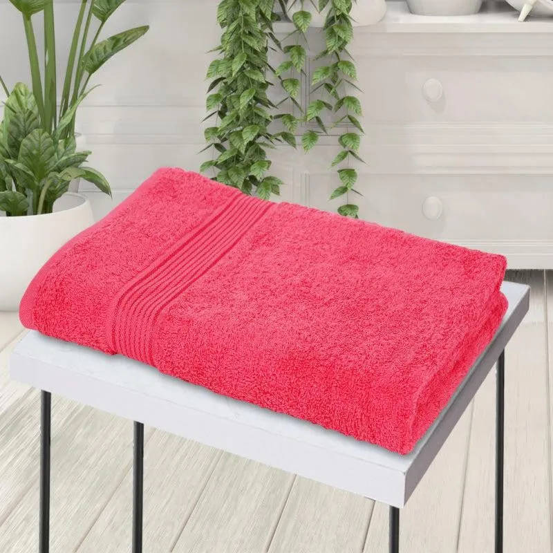 Junia Bath Towel - Pink media 1