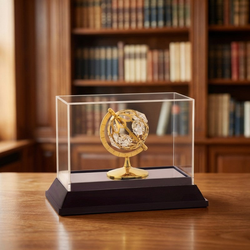 Royal Globe 24K Gold Plated Mild Steel Showpiece