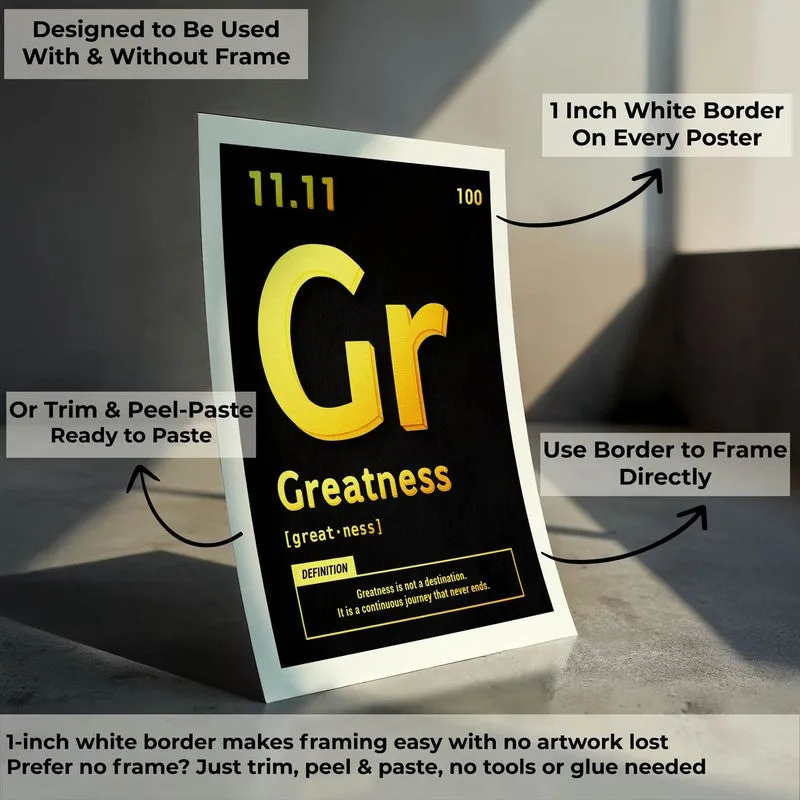 Golden Greatness Wall Poster media 10