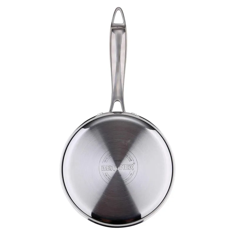 Bergner Argent Triply Kadhai With Lid - 1500 mL media 6