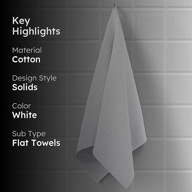 Terrain Terry Cotton Bath Towel - White media 2
