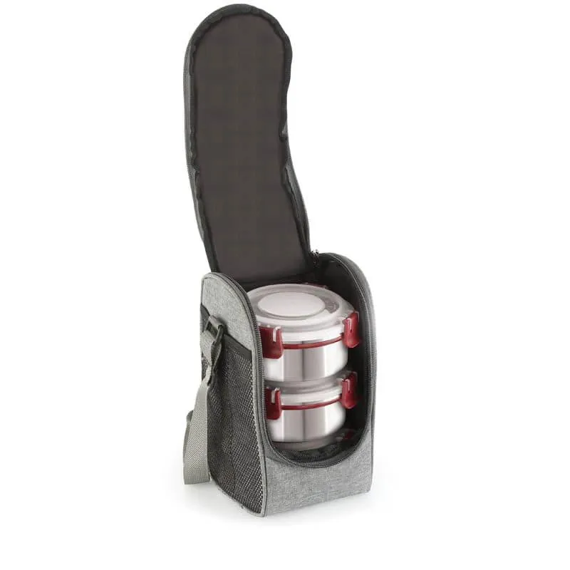Yumbox Express Lunch Box With Bag (Maroon) - Set Of Three media 4
