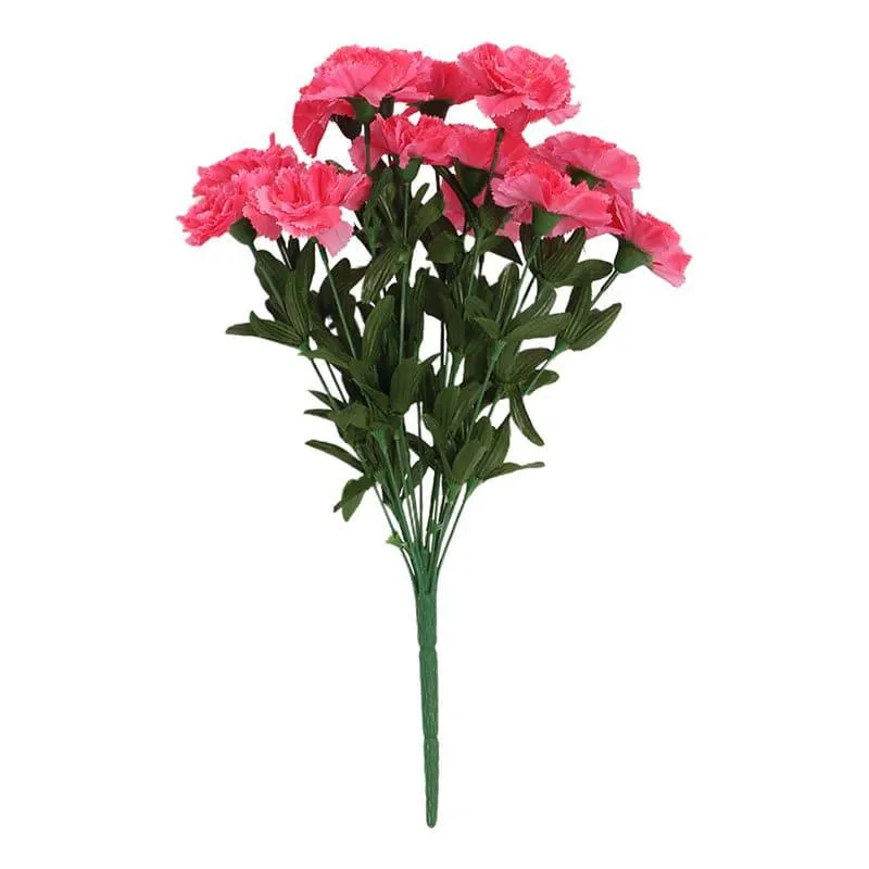 Faux Carnation Bunch (Pink) - Set Of Two media 5