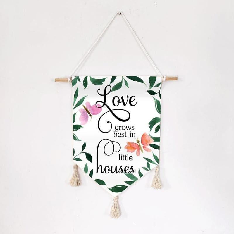 Love Roof Handpainted Canvas Wall Hanging image 3