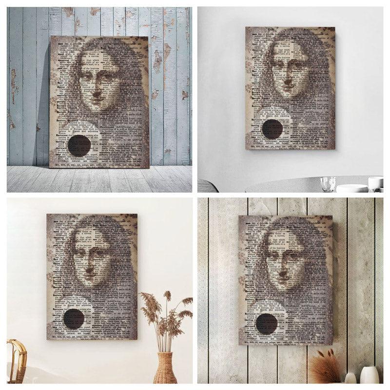 Mona Lisa Incribe Wall Painting media 3