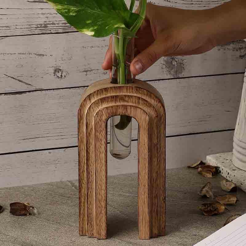 Inverted U Testube Planter - Brown media 4