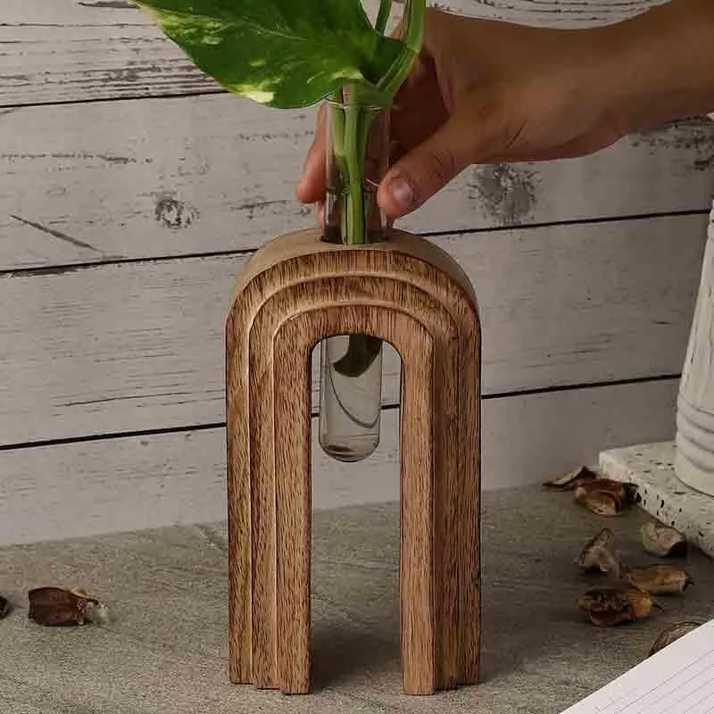 Inverted U Testube Planter - Brown media 4