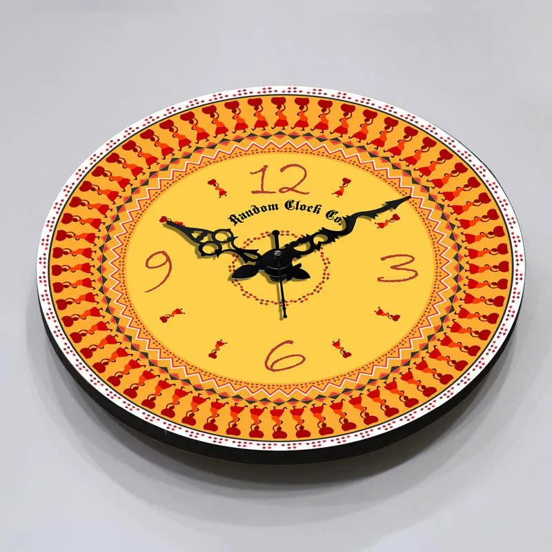 Alora Ethnic 3D Printed MDF Wall Clock media 7