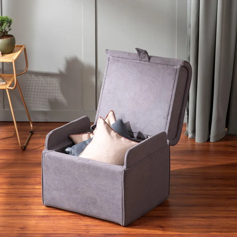 Dotty Polyster Ottomans - Grey media 7