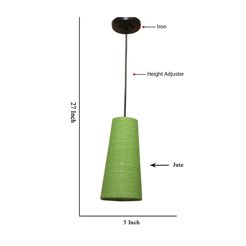 Solarae Metal Ceiling Lamp - Green media 8