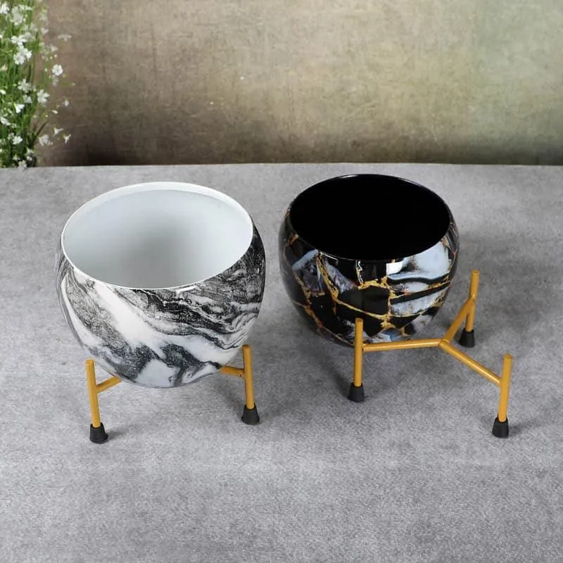 Starry Silk Planter - Set Of Two media 5
