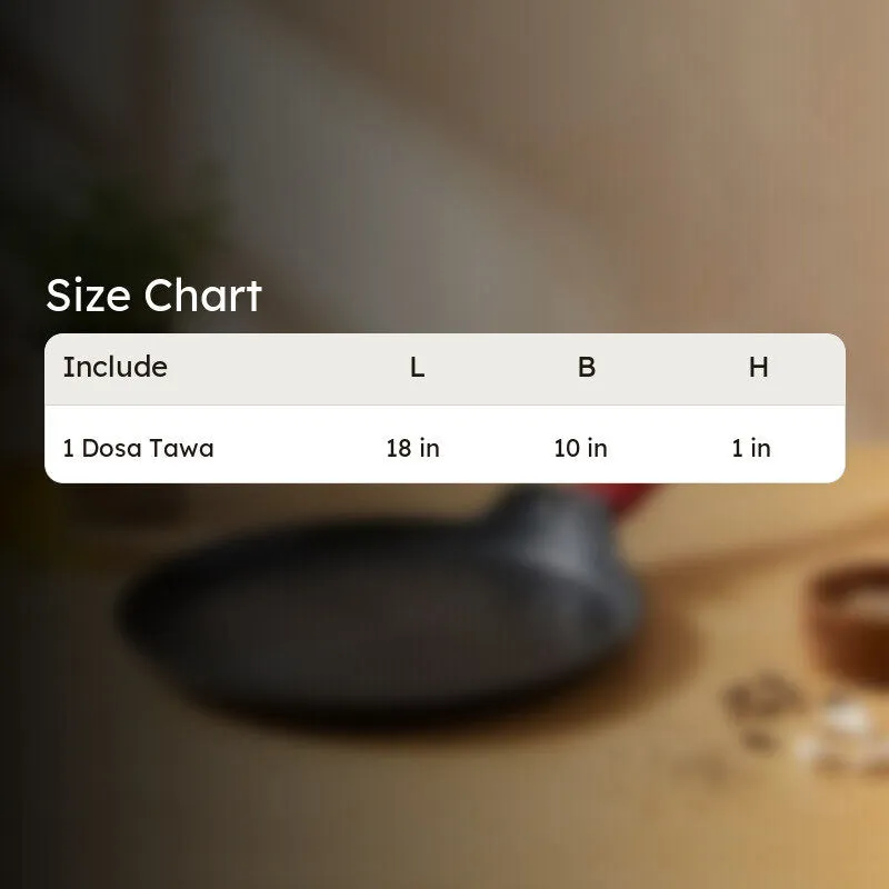 Salford Forged Hard Anodised Dosa Tawa (Black) - 26 CM media 10