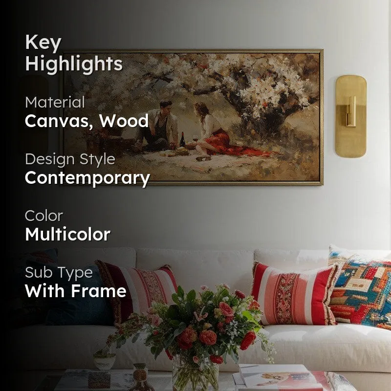 Blossom Canopy Canvas Wall Painting With Frame media 2