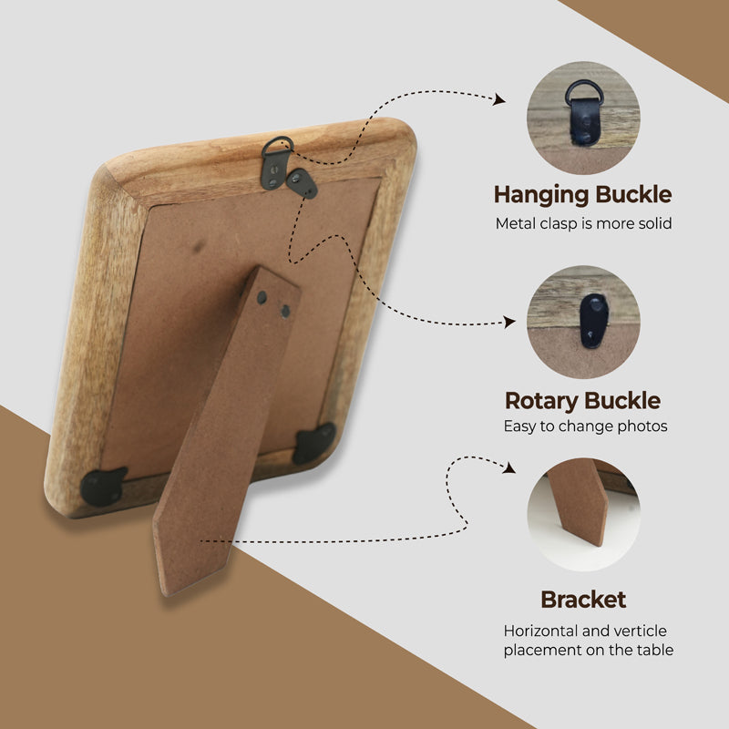 FrameShift Boho Wooden Photo Frame media 4