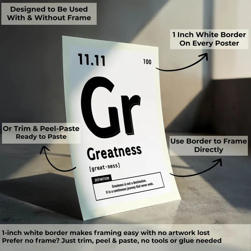 Elemental Greatness Wall Poster media 10