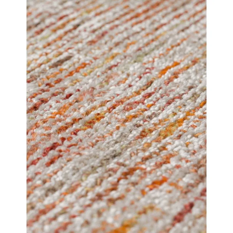 Heritage Hand Loomed Wool Rug - Red & Orange media 4