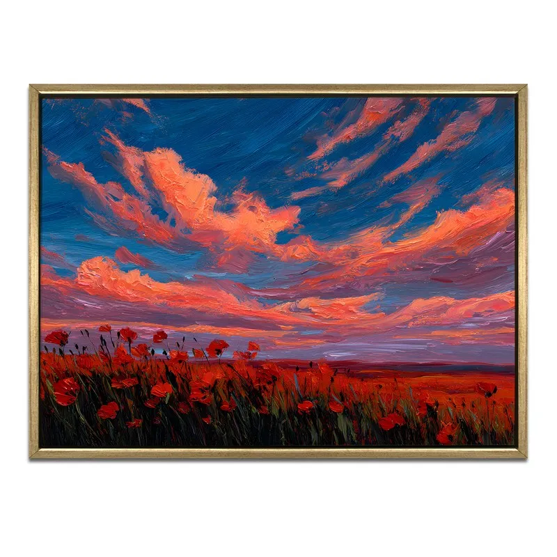 Solar Drift Canvas Wall Painting With Frame media 3
