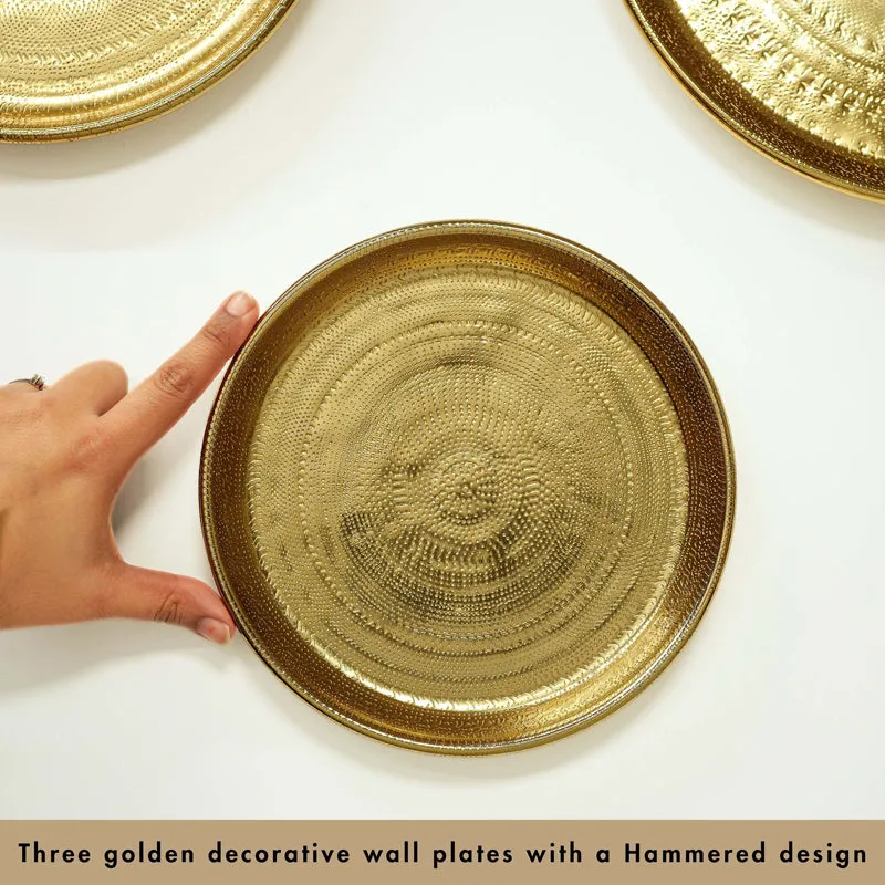 Aureva Metal Wall Plate - Set Of Three media 5
