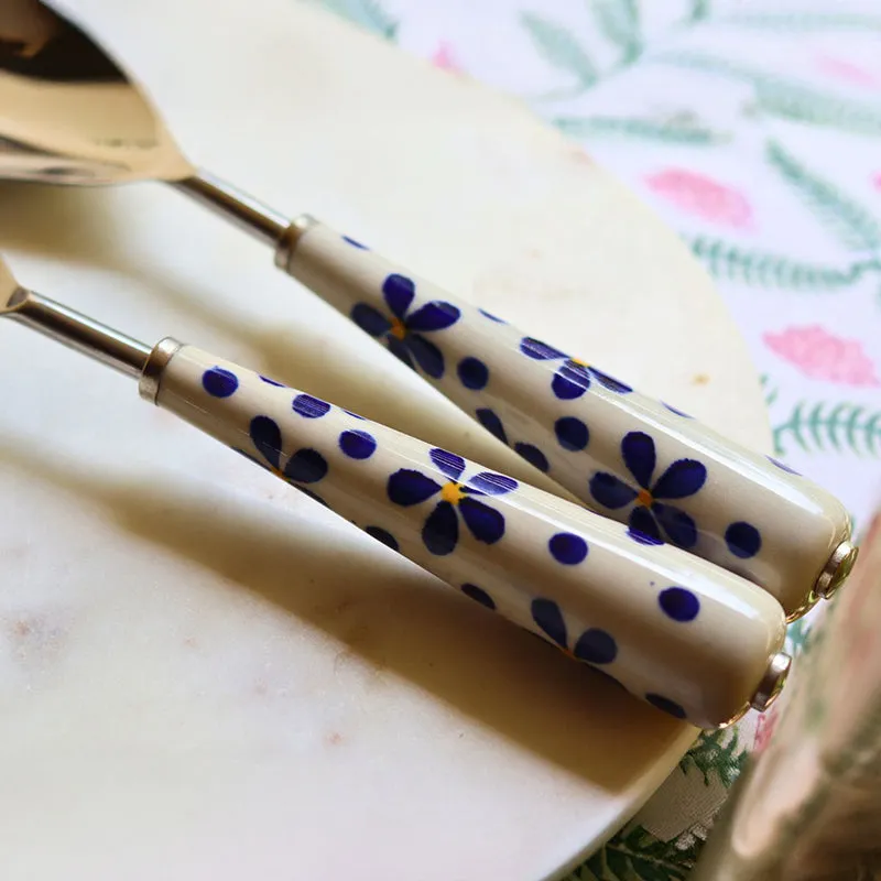 Petal Drop Steel Serving Spoom media 4