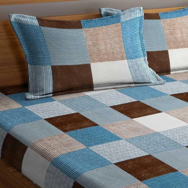 Regina Printed Microfiber Bedsheet - 130 GSM media 4