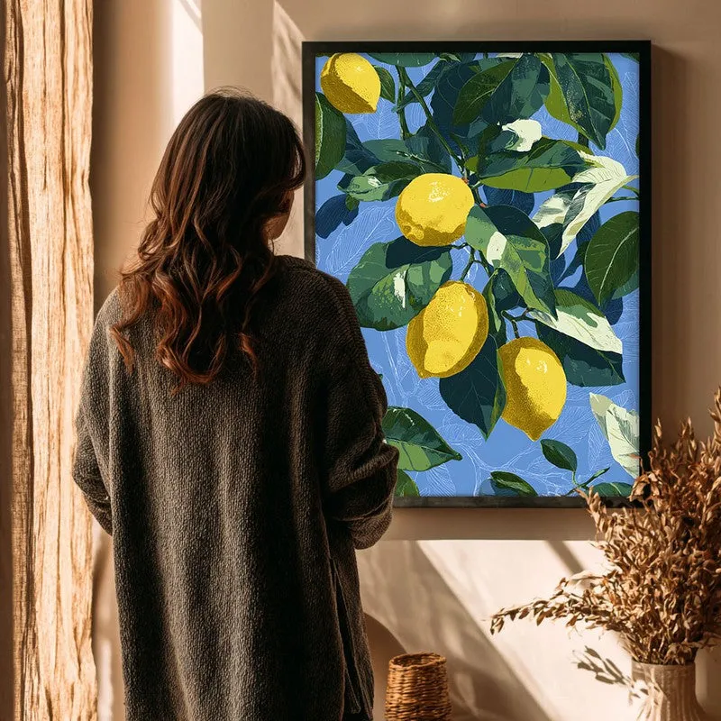 Tropical Vibes Canvas Wall Painting - Black Frame media 4