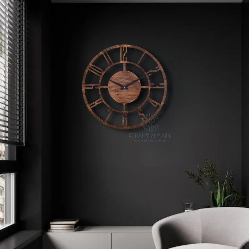Motion Silent Wall Clock - Bronze media 6
