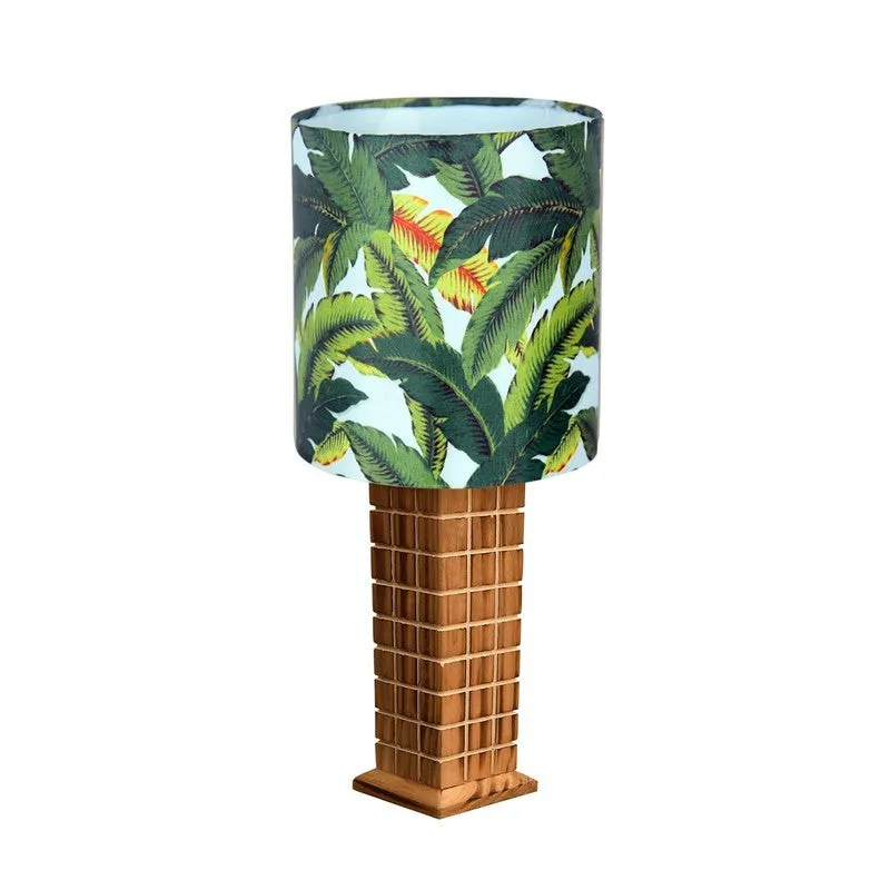 SkyLoom Minimal Wooden Table Lamp - Multicolor media 4