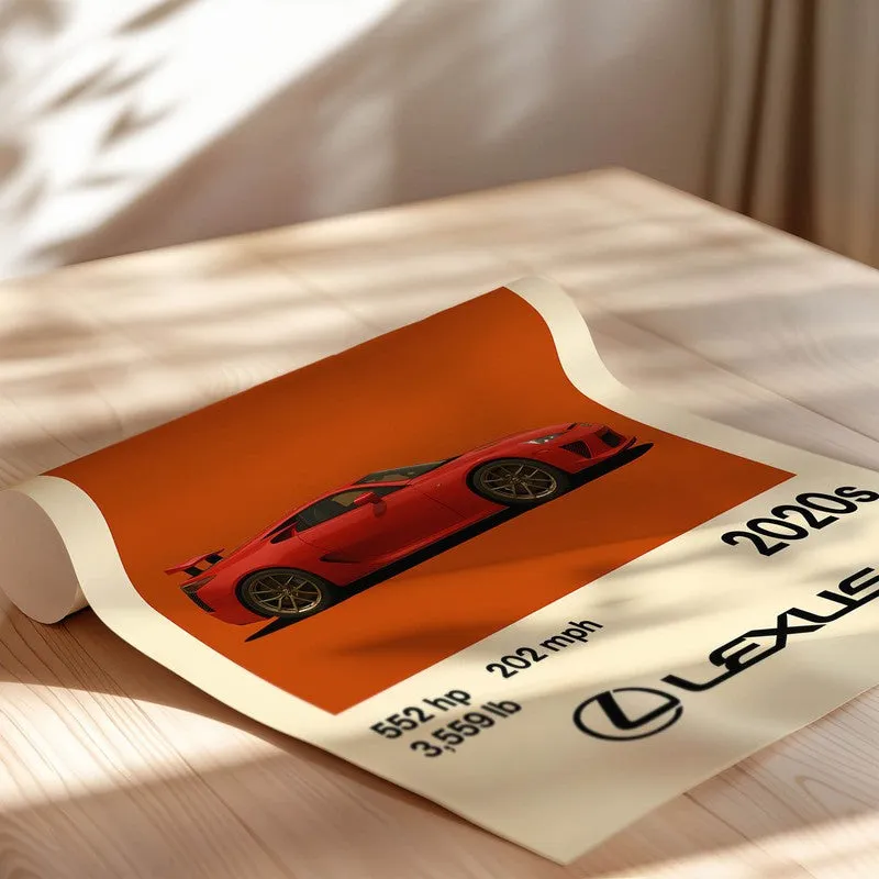 Lexus LFA Legend Wall Poster media 5