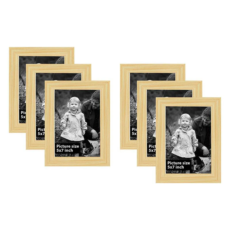 Willow Charm Rectangle Photo Frame (Beige) - Set Of Six media 4