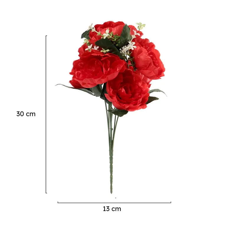 Fiora Artificial Rose Stem (Red) Set of Two media 5
