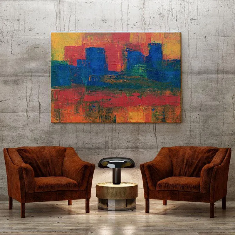 Color Haza Abstract Painting - Gallery Wrap media 4