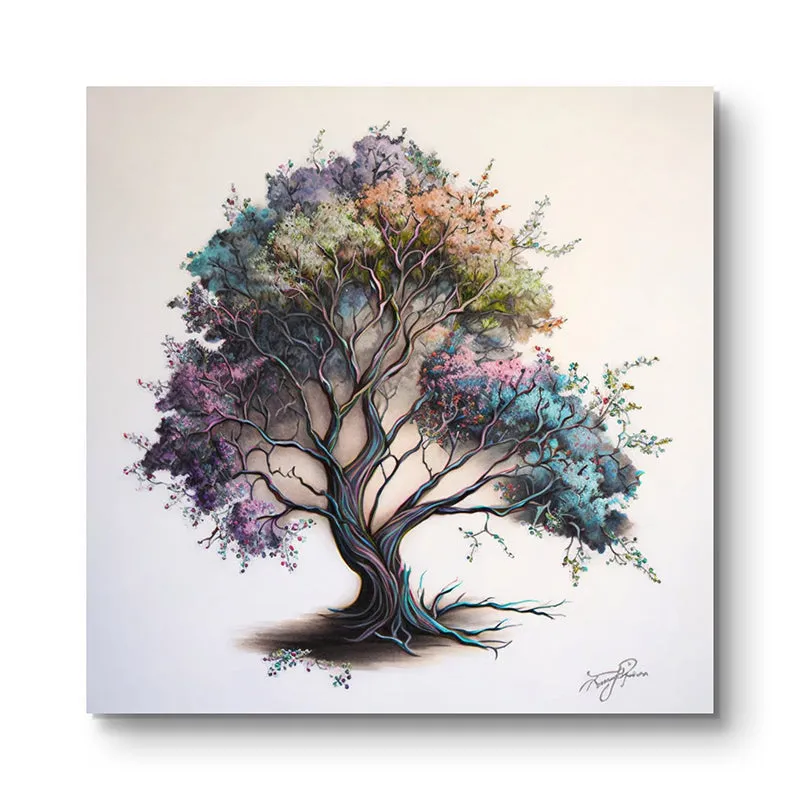 Colours Of Tree Wall Painting media 3
