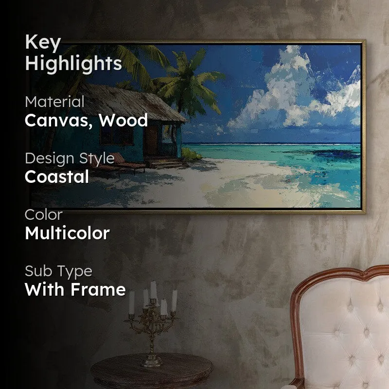 Casita Canvas Wall Painting With Frame media 2