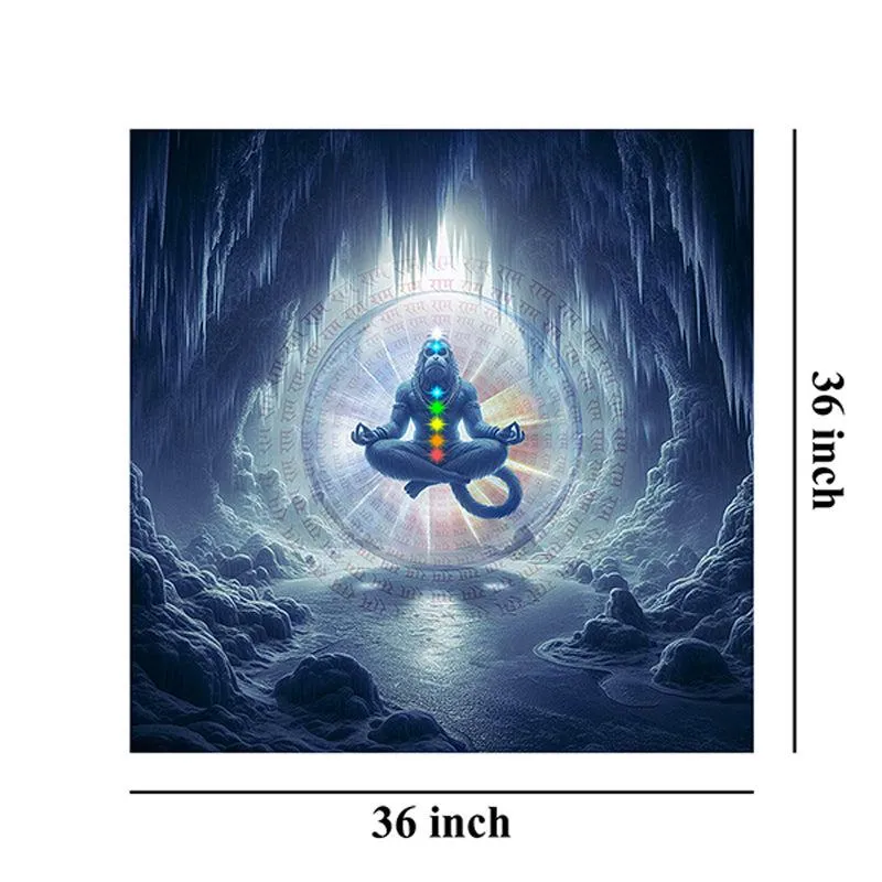 Holy Shivalinga Pooja Wall Painting media 7