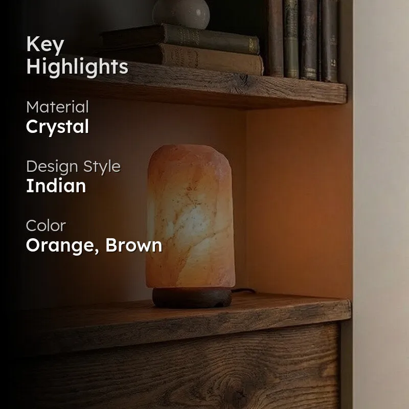 Himalayan Glow Salt Crystal Table Lamp media 2
