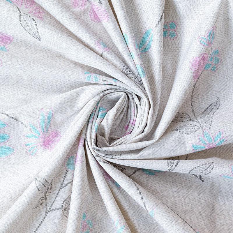 Aaavar Printed Reversible Cotton Bedsheet (Beige,White) - 170 TC media 10