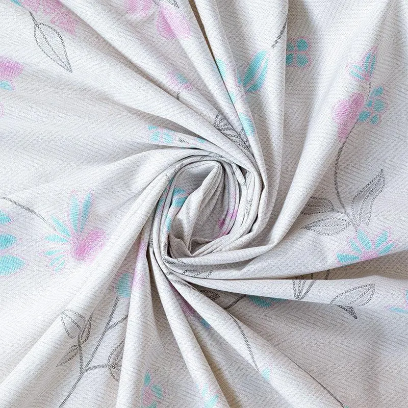 Aaavar Printed Reversible Cotton Bedsheet (Beige,White) - 170 TC media 10