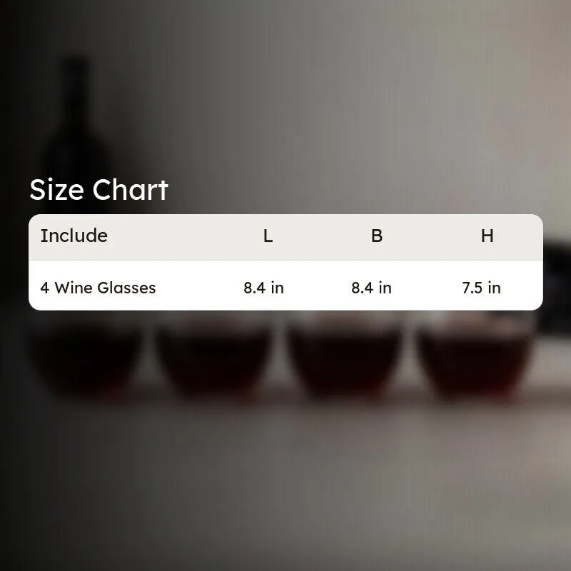 VelvetSip Handcrafted Wine Glass (250 mL) - Set Of Four media 7