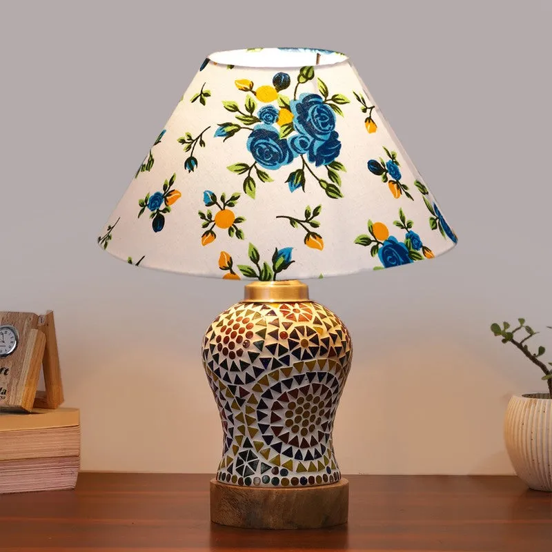 Aurenique Fleur Wooden Table Lamp - Multicolor media 3