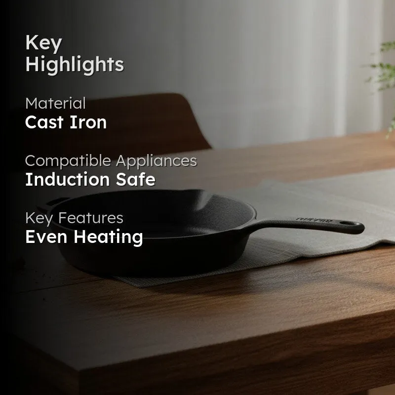 Meyer Cast Iron Frying Pan - 1100 mL/9.2 Inches - 2