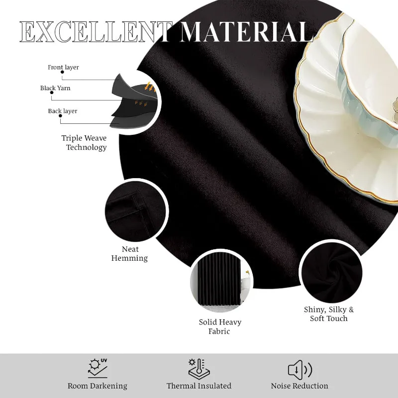 Esme Tab Top Medium Width Curtain - Black media 8