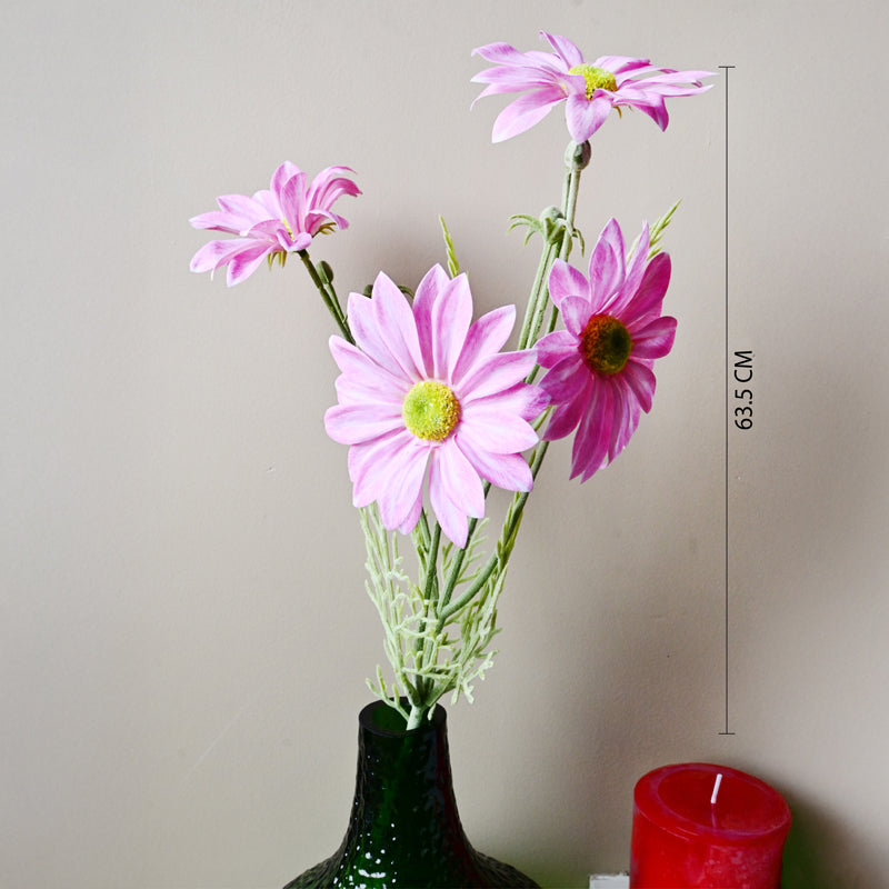 Artificial Gerbera Flower Stick - Pink media 5