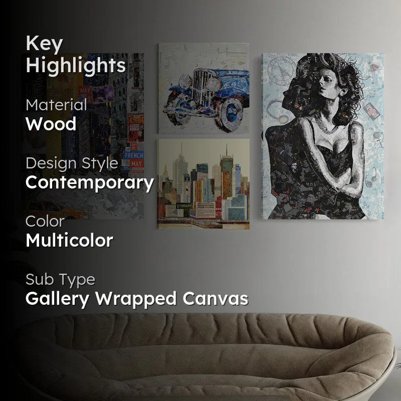 Collage Lifestyle Wall Art - Set Of Four media 2