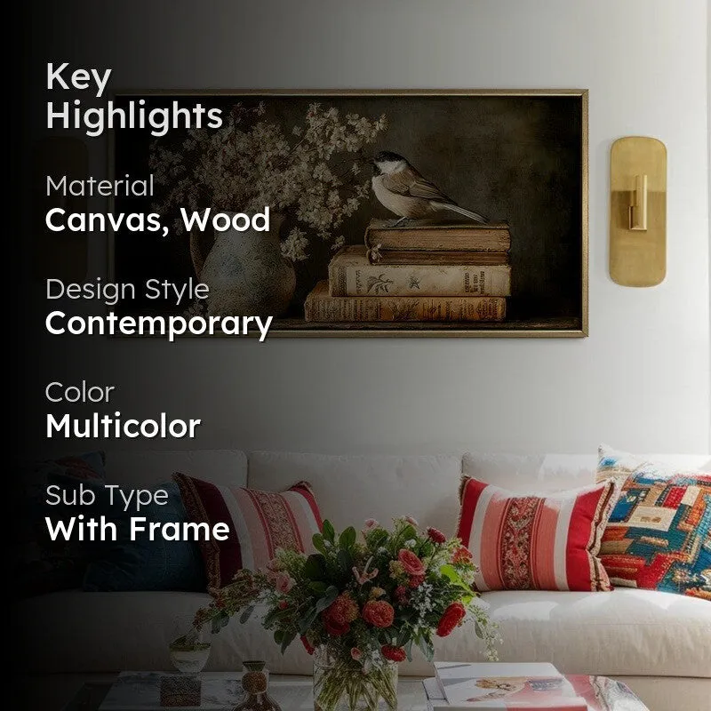 Blush Hydrangeas Canvas Wall Painting With Frame media 2