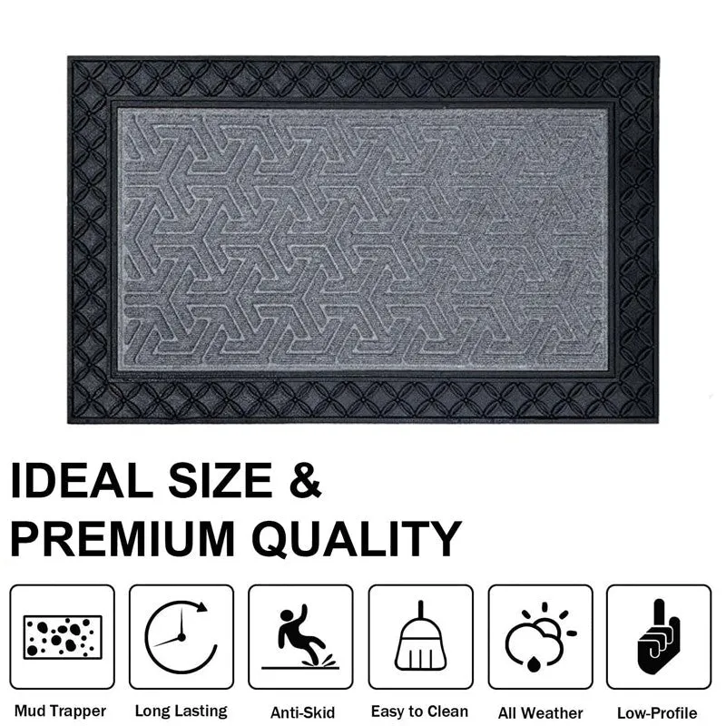 Coire Arrow Coir Door Mats - Light Grey media 6