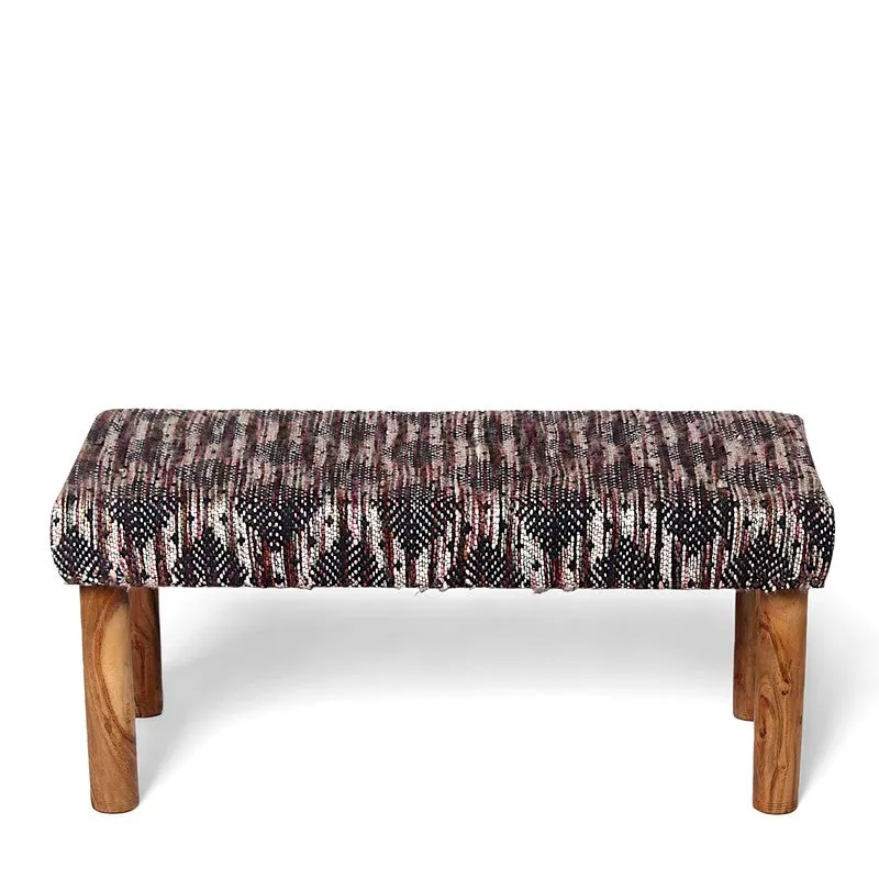 Elvex Sheesham Wooden Bench - Multicolor media 3